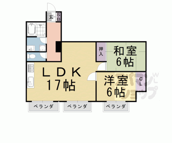 【ヴァンヴェール小泉】間取