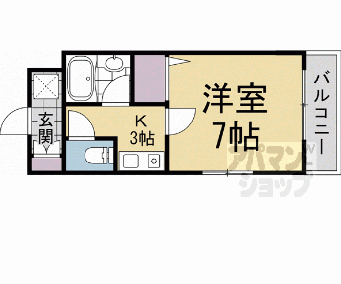 【ヴェルデ桂】間取