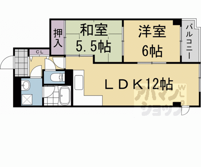 【エクセリィ桂】間取