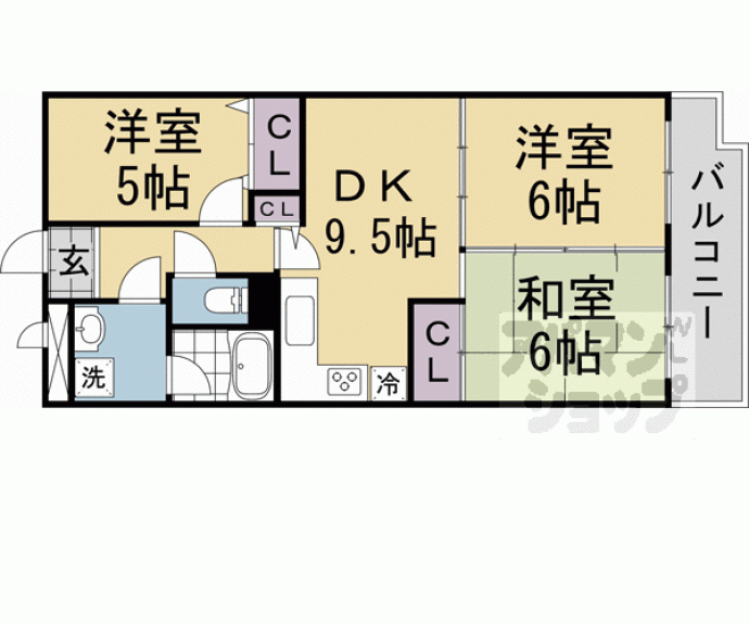 【エクセリィ桂】間取