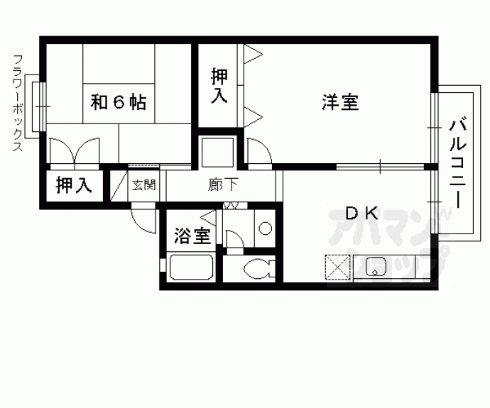 【エステート93】間取