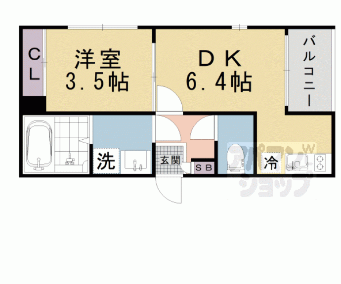 【アークヴィラ東野】間取