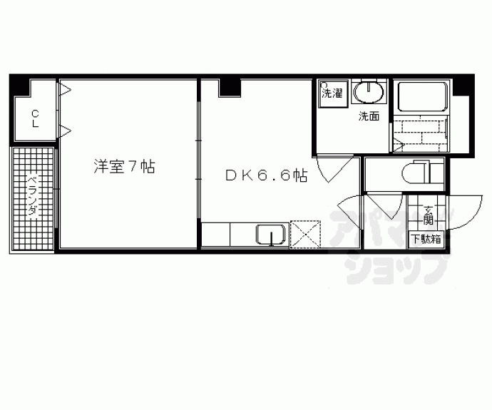 【ヴィラ　フォンテーヌ　桂川】間取