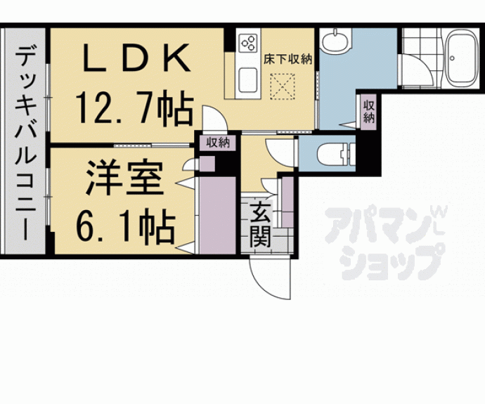 【シャーメゾン　アオハウオリ】間取