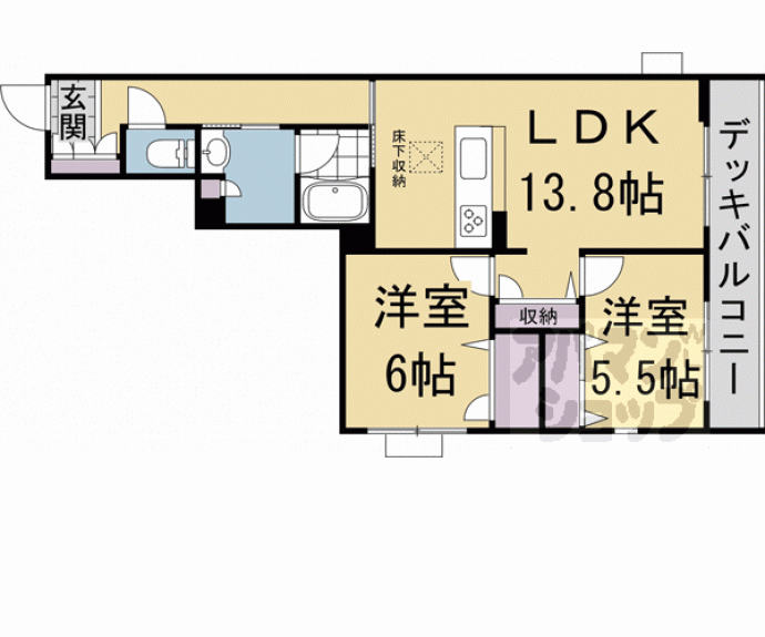 【シャーメゾン　アオハウオリ】間取