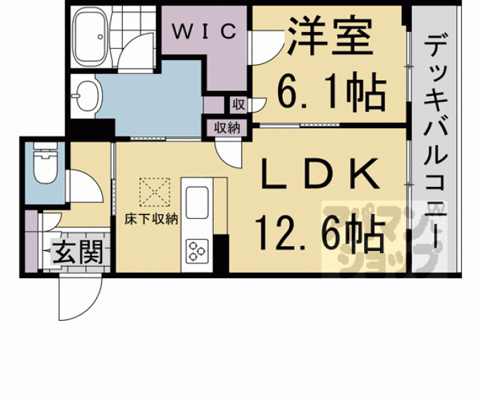 【シャーメゾン　アオハウオリ】間取