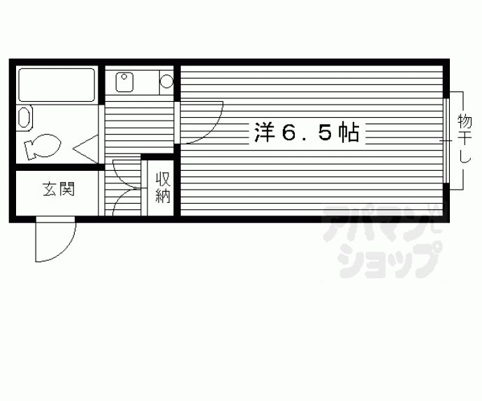 【クレセント桂】間取
