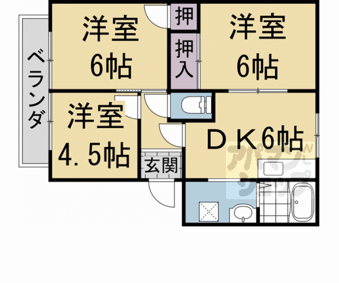 【コートヴィレッジ・イースト】間取