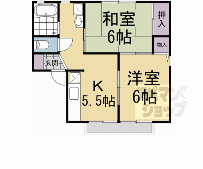 【コーポ比恵】間取