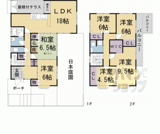 【深草野手町貸家】