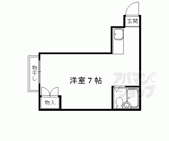 【メゾンドアリス】間取