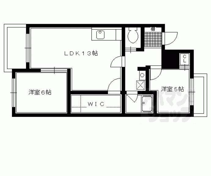 【サンシャイン７０】間取