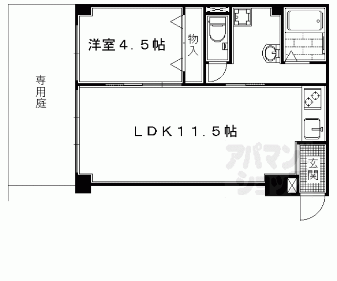 【リノステイ京都沓掛】間取
