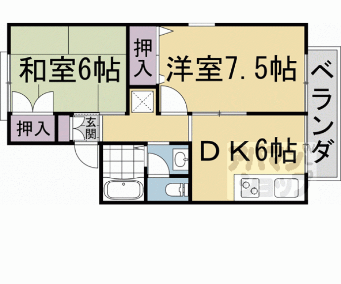 【サンビエール桂坂】間取