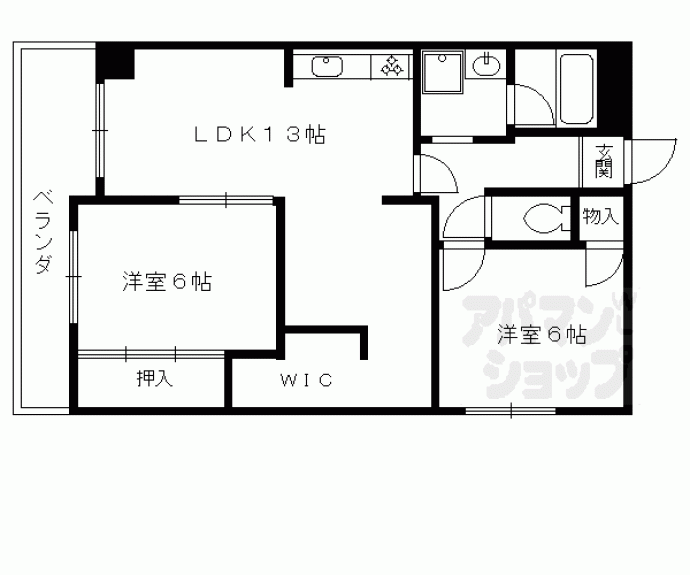【サンフローラ桂】間取