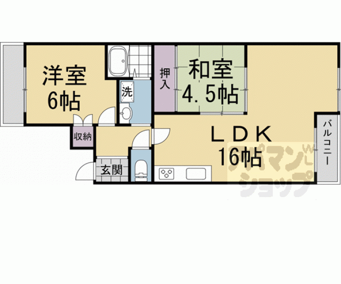 【Bella vista 離宮桂東】間取
