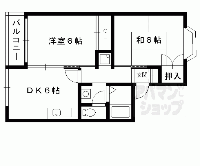 【スイートム松陽】間取
