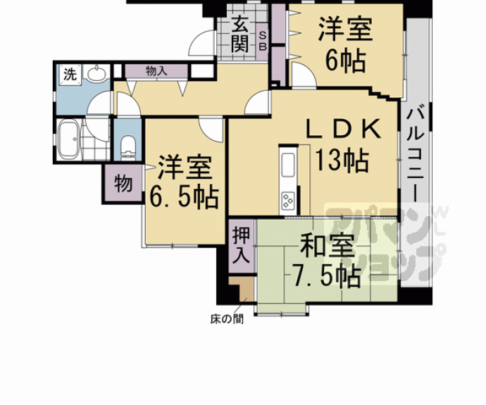 【エクラ桂駅前】間取