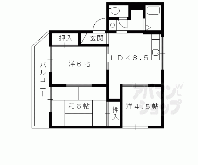 【セジュール87】間取