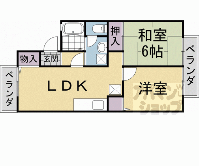 【セジュール桂幸】間取