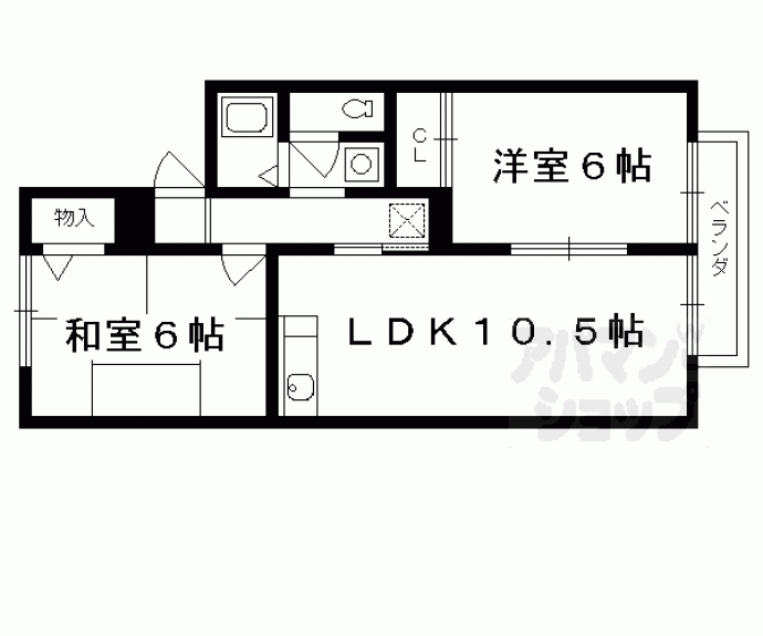 【セジュマリール桂】間取