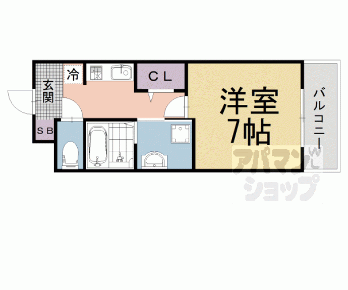 【BERG FUJINOMORI】間取