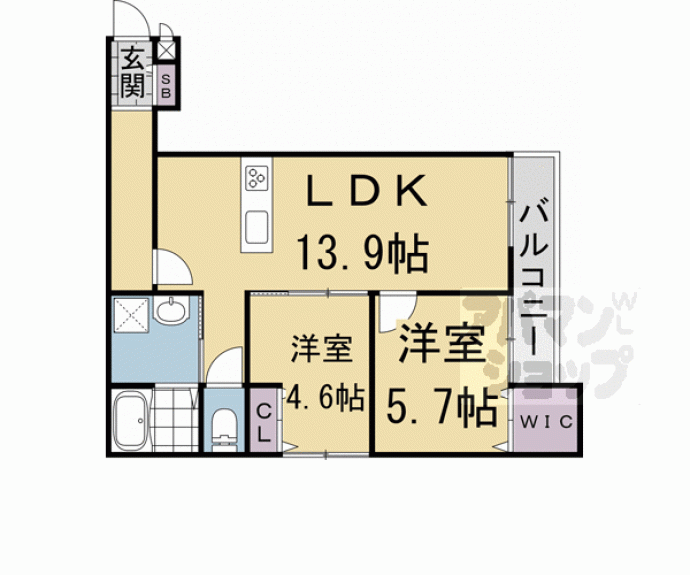 【CasaWood壬生】間取