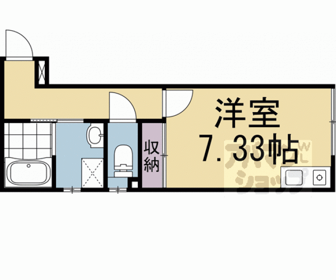 【Ｋレジデンス神宮丸太町】間取