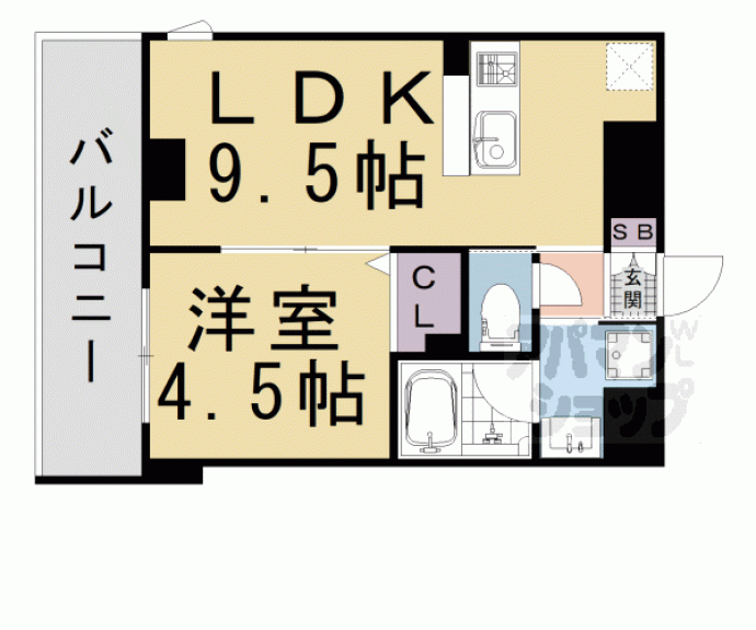【Sha Maison 御幸町御池】間取