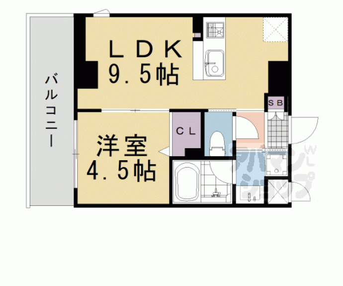 【Sha Maison 御幸町御池】間取