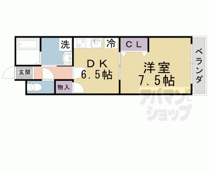 【メゾンドスカイ】間取