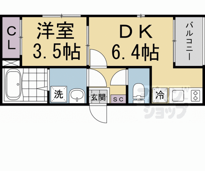 【アークヴィラ東野】間取