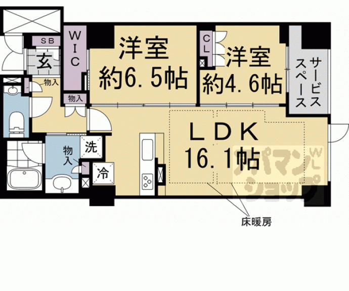 【ジオ京都御池通】間取