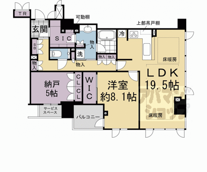 【ジオ京都御池通】間取