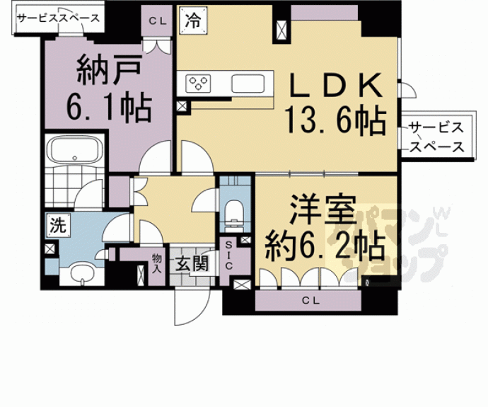 【ジオ京都御池通】間取