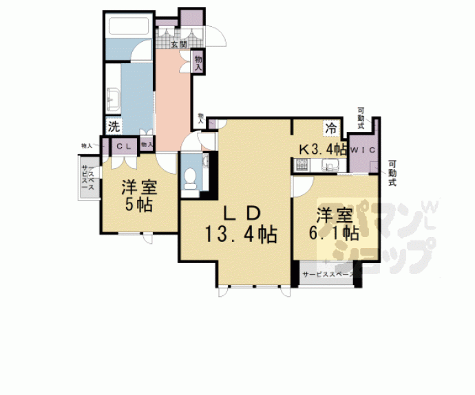 【ジオ京都御池通】間取