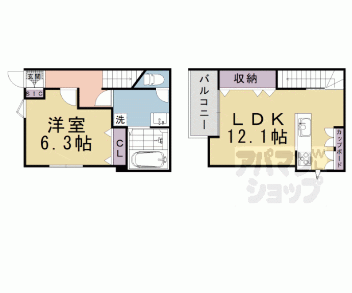 【プランドールMONA】間取