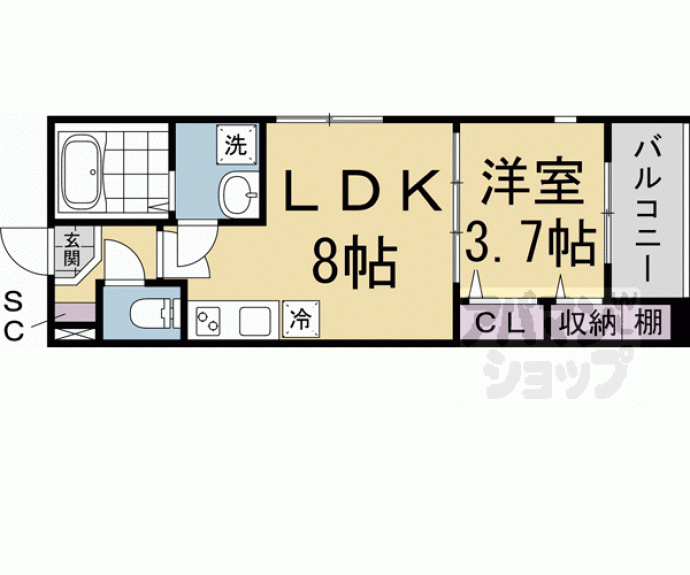 【メゾン西月光】間取