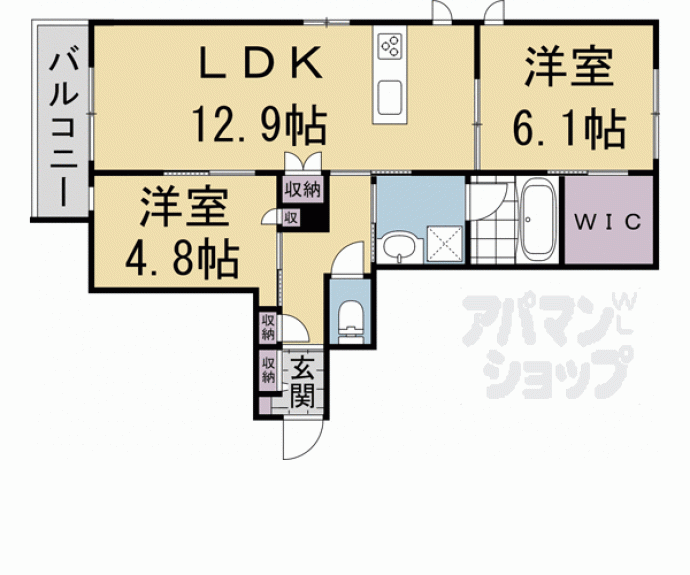 【仮称）右京区西京極郡町へーベルメゾン】間取