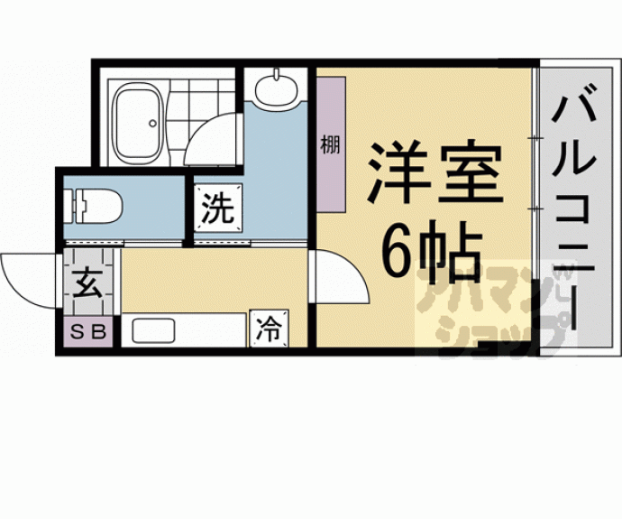 【ＭＥＲＣＡＤＯ京都】間取