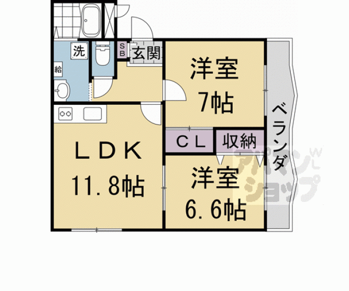 【ケイズガーデン美瑠都】間取