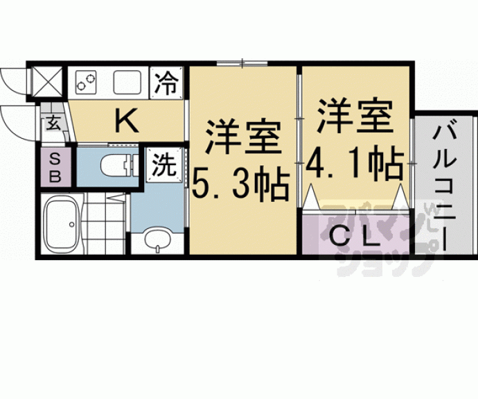 【ＭＪＣ京都丹波口】間取