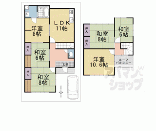 【牛ヶ瀬奥ノ防町貸家】