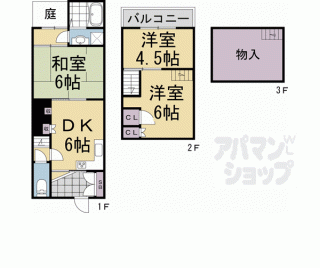 【深草西伊達町貸家】