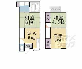 【厨子奥若林町貸家】