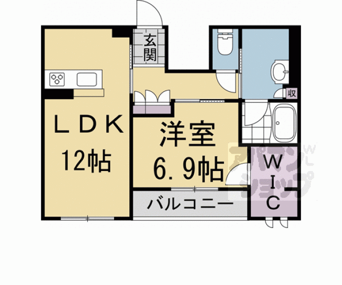 【シャーメゾン　アリスティオ】間取