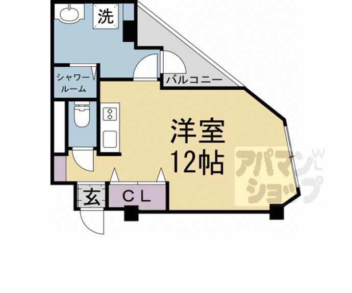 【ＮＡＫＡＮＩＳＨＩ　ＦＩＲＳＴ　ＢＬＤ．】間取