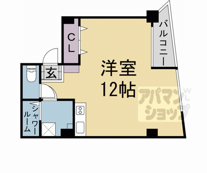 【ＮＡＫＡＮＩＳＨＩ　ＦＩＲＳＴ　ＢＬＤ．】間取