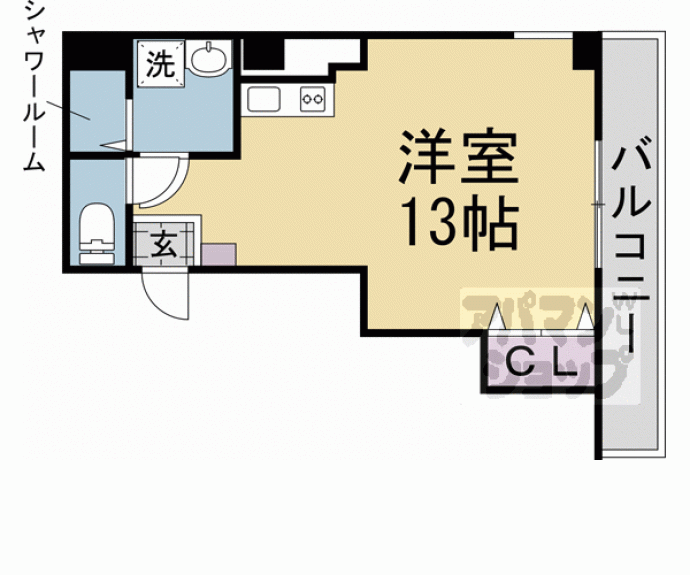 【ＮＡＫＡＮＩＳＨＩ　ＦＩＲＳＴ　ＢＬＤ．】間取