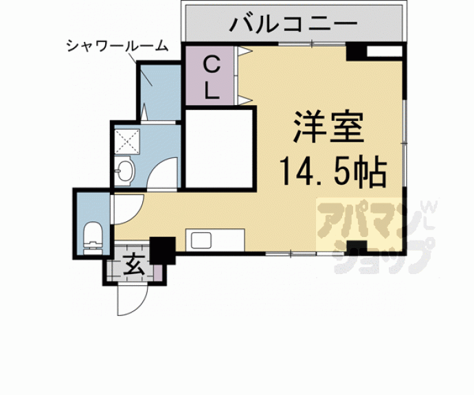 【ＮＡＫＡＮＩＳＨＩ　ＦＩＲＳＴ　ＢＬＤ．】間取